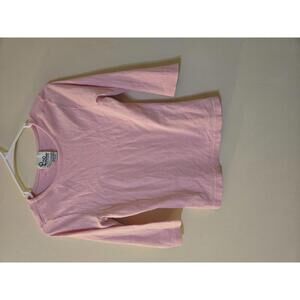 Lilly Pulitzer Pink Long Sleeve Cotton Top, Size Small